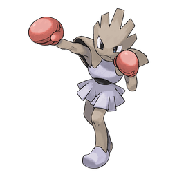 Fighting-type mystery Pokémon silhouette