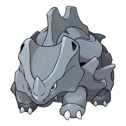 Rock-type mystery Pokémon silhouette