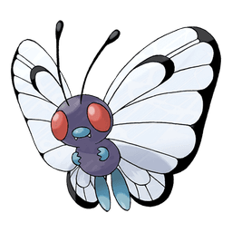 ひこうタイプのポケモンのシルエット