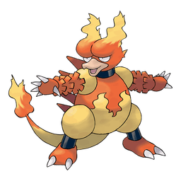 Fire-type mystery Pokémon silhouette