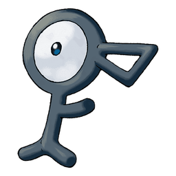 Psychic-type mystery Pokémon silhouette