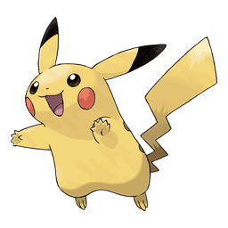 Pikachu black silhouette