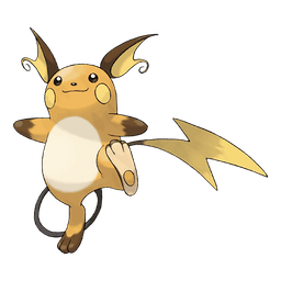 Raichu silhouette example