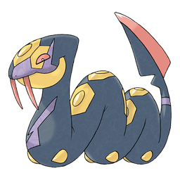 Poison-type mystery Pokémon silhouette