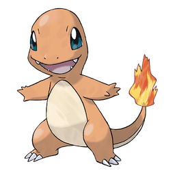 Fire-type mystery Pokémon silhouette