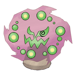 Ghost-type mystery Pokémon silhouette