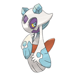 Ice-type mystery Pokémon silhouette