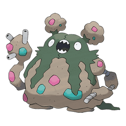 Poison-type mystery Pokémon silhouette