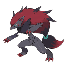Dark-type mystery Pokémon silhouette
