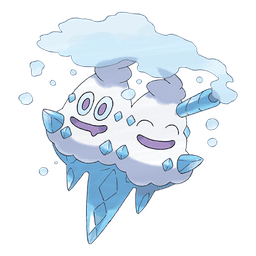 Ice-type mystery Pokémon silhouette
