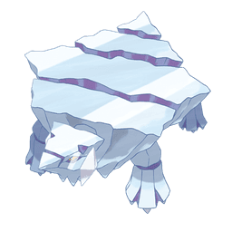 Ice-type mystery Pokémon silhouette