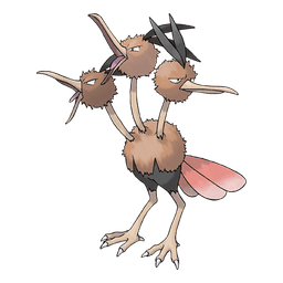 ひこうタイプのポケモンのシルエット