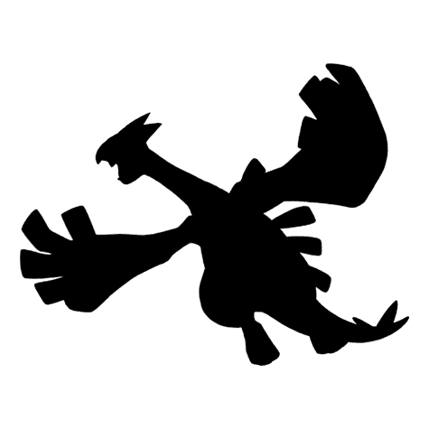 Lugia silhouette used by the quiz