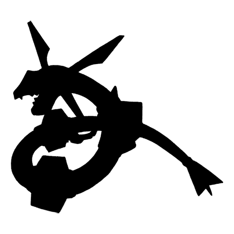 Rayquaza silhouette used by the quiz